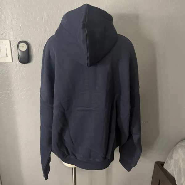 Comfrt cloud zip hoodie, Navy, XL Blue - Image 2