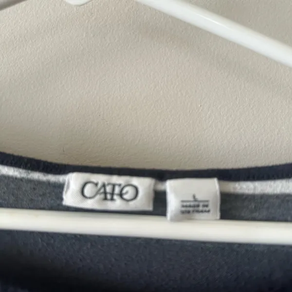 Women’s Cato striped shirt L - Image 2