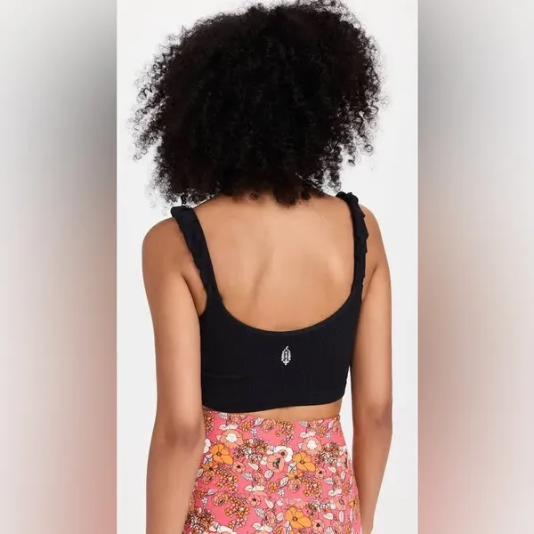 NWT Free People Movement Free Free Throw Fashion Cami In Black $40MSRP - Image 5