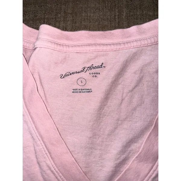 Universal Thread Women's Light Pink Short Sleeve Tee Size Small‎ - Image 3
