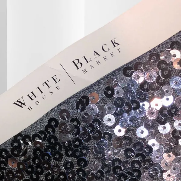 White House Black market sequined skirt Nwt - Image 8