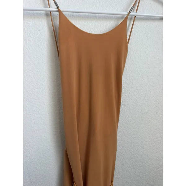 Francisco Costa For Calvin Klein Strappy Camel Maxi Dress Sz. 0 - Image 8