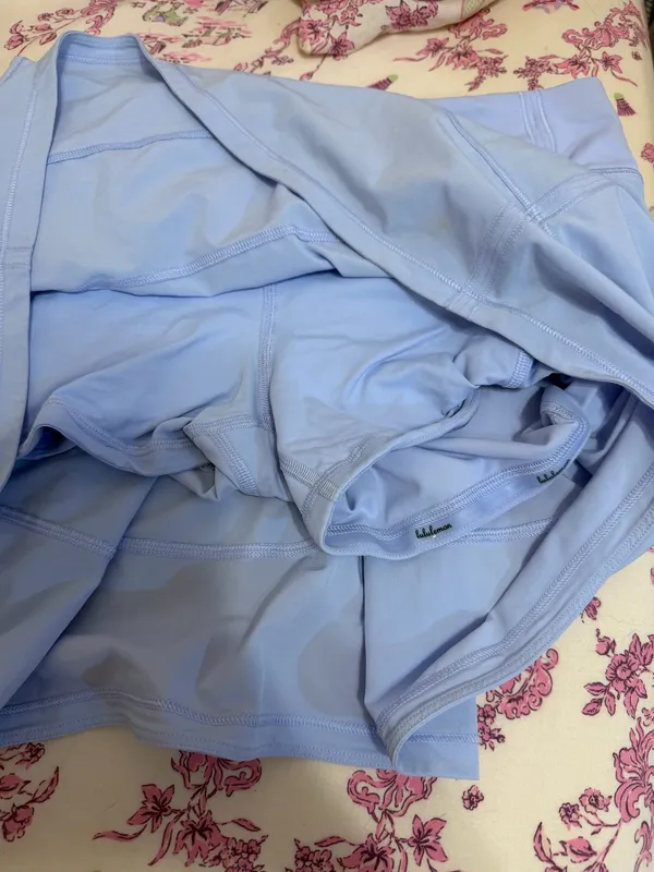 Lululemon light blue tennis skirt - Image 2