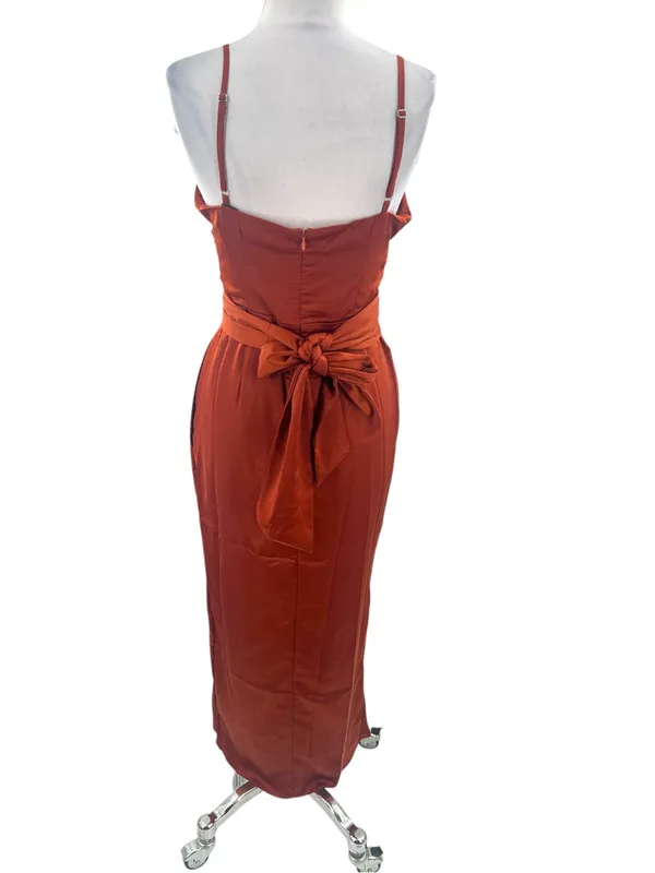 NWT SHOWPO how will I know‎ dress copper sz 6 - Image 4