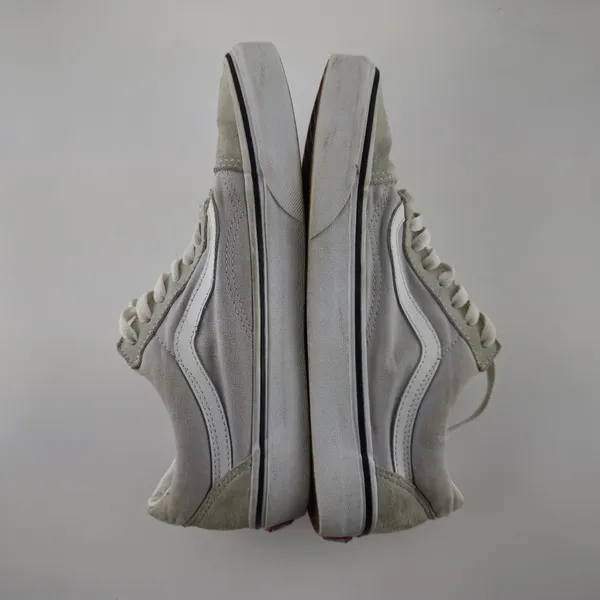 Vans Old Skool Shoes Mens 7.5 Womens 9 Gray/White Skateboard Sneakers‎ - Image 8