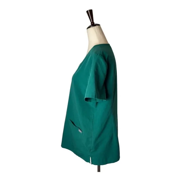 Figs Shirt Women Small Green Casma Three Pocket Scrub‎ Top Medical Nurse Doctor - Image 8