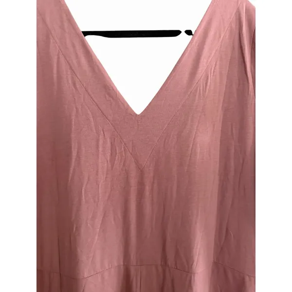 Universal Standard Pima Cotton Modal V-Neck Jumpsuit Pink Size Small‎ (14-16) - Image 10