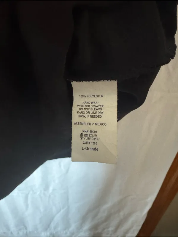 See You Monday Black Puff Sleeve Dress – Size L - Image 4