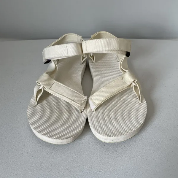 Teva Original Universal Sandals White Cream Gorpcore Outdoor Hiking Size 8 - Image 4