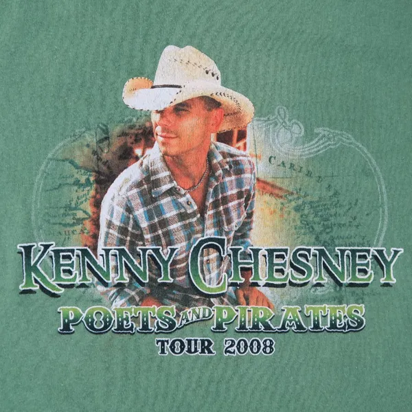 Anvil Vintage Y2K Kenny Chesney Poets and Pirates Tour 2008 Baby Doll Tee - Image 5