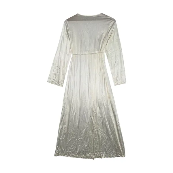 Vintage Gilead Robe Womens Small Ivory Lace Peignoir Lingerie Bridal Retro 1970s - Image 2