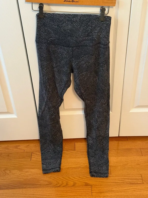 Lululemon Align Pant 28" in Free Spirit Ice Grey Black - Image 2