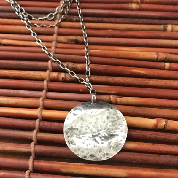 Silpada Sterling Silver Multi Chain Necklace Silver Pendant. 16” - Image 5