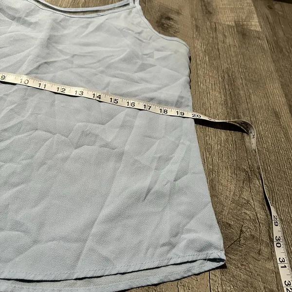 Women's baby Blue Sleeveless Top nightwear tank straps comfy sleepwear - Image 4