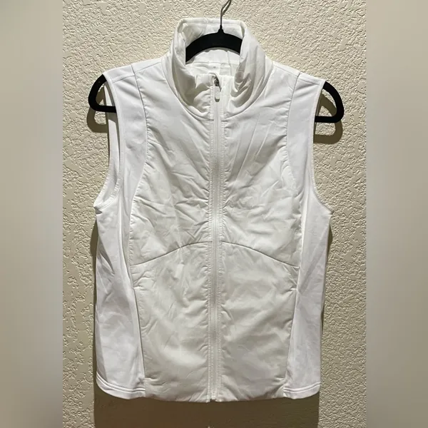 Lululemon NWT Push Your Pace Vest White Size 12 - Image 7