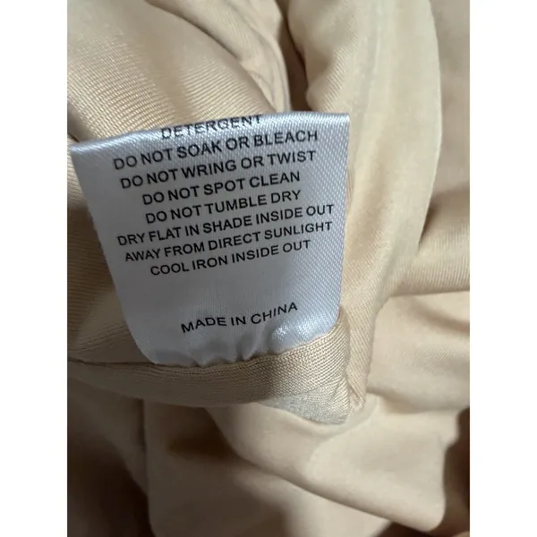 Sabo Skirt Kimii Dress Beige/White Women's Size‎ X-Small - Image 12