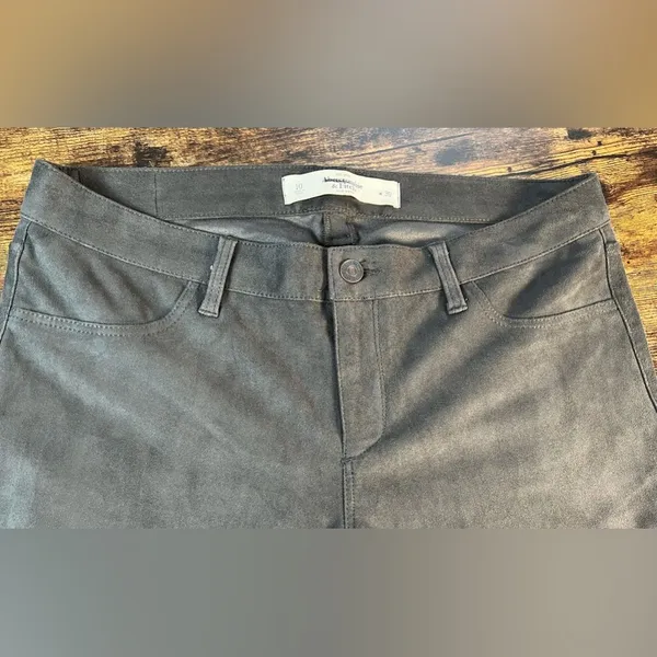 Abercrombie & Fitch | women’s faux suede skinny pants. Size: 10 - Image 8