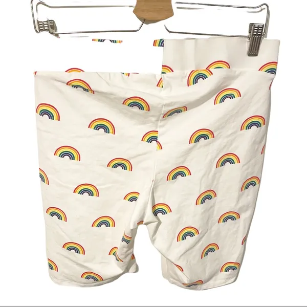 Torrid White Rainbow 1X Plus Size Celebrate‎ Love Print Bike Short - Image 5