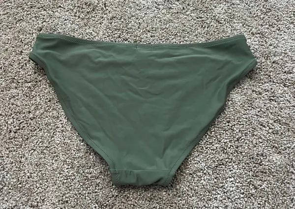 Aerie Green Full Coverage Bathing Suit Bottom Small - Image 2