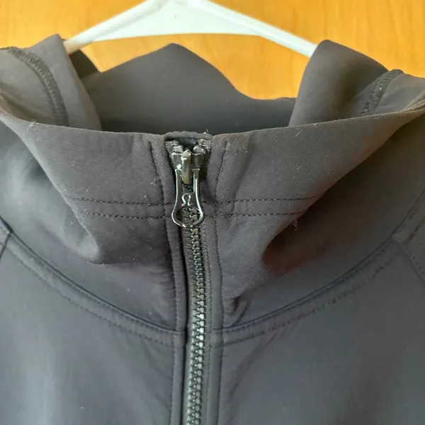 Lululemon Going Places Hooded Jacket Womens 8 Black Full Zip Hoodie Long‎ Hem - Image 4