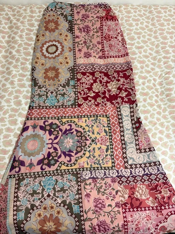 Boohoo Patchwork Paisley Print Maxi Skirt – US 4 – NWT - Image 3