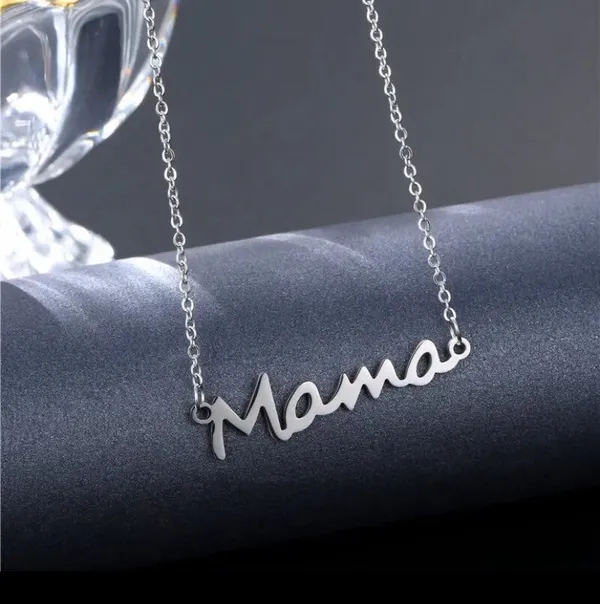 Mama Necklace Silver - Image 2