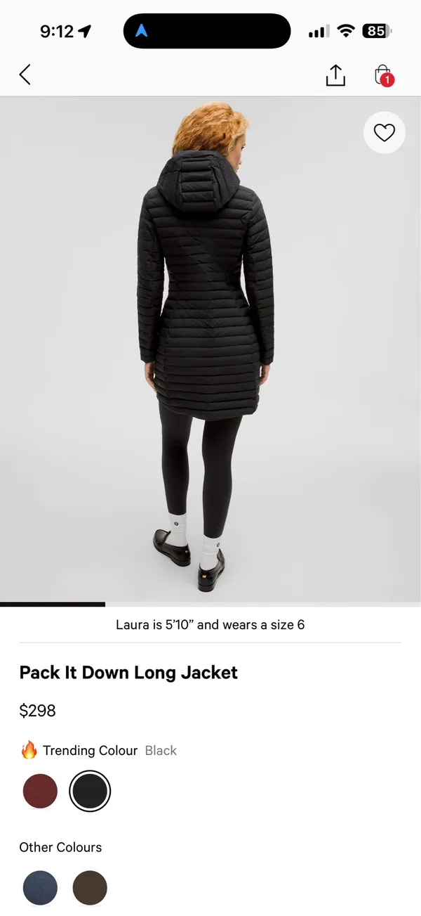 Lululemon Pack It Down Long Jacket - Image 9