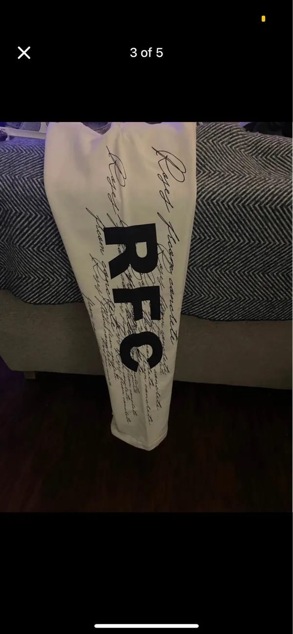 Civil Regime sweatpants White Size M - Image 3