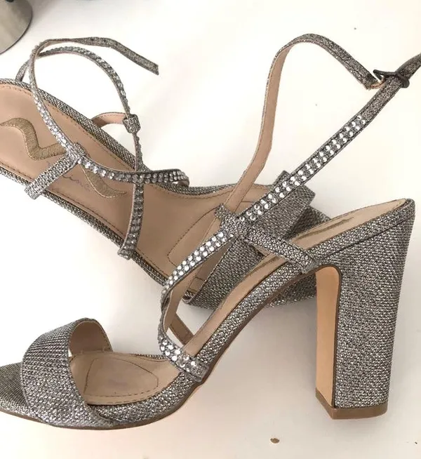 Sparkly Heels Size 9 - Image 3