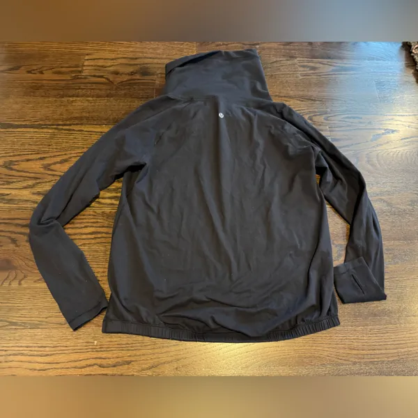 Lululemon Athletica Black Long Sleeve cowl neck Sweatshirt - Image 2
