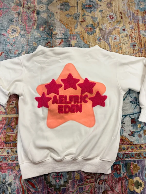 Aelfric Eden Hoodie Pink Star Cream - Image 3