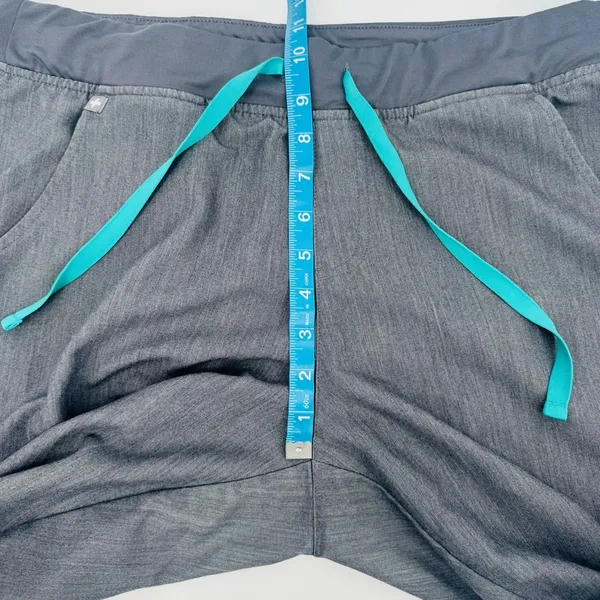 Figs Technical Collection Zamora Jogger Scrub Pants Graphite Gray Teal L - Image 7