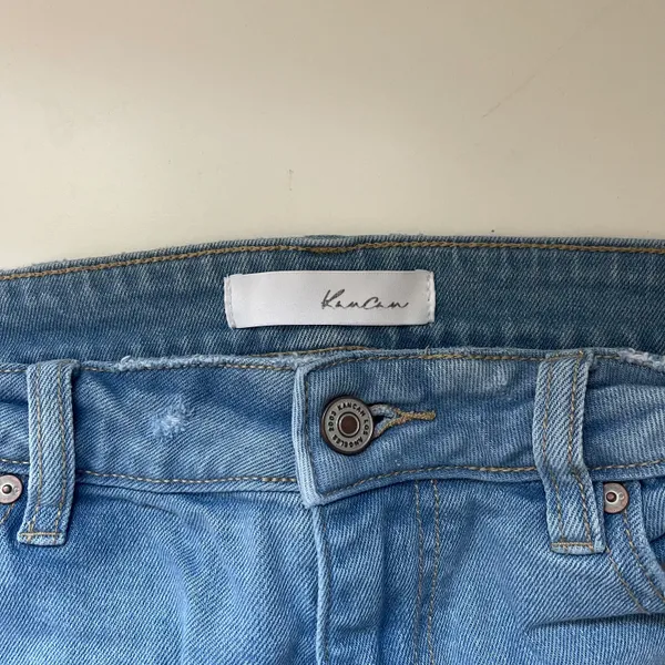 KanCan Norinne Light Wash High Rise Ripped Straight Leg Jeans - Image 12