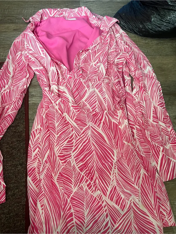 Lovers and Friends Makena Mini Dress Fuchsia Leaf Size S - Image 6
