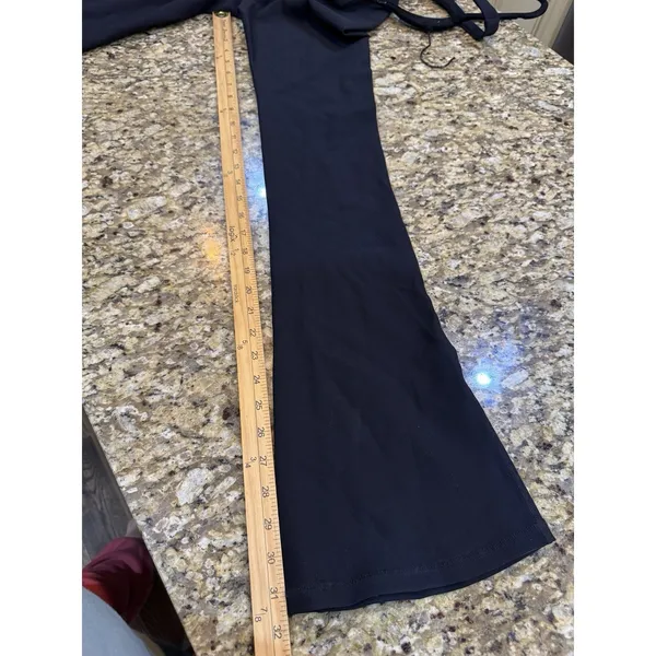 WILO THE LABEL Women's NWT Unitard Black Flare Rib Yoga/Athletic Jumpsuit - Image 9