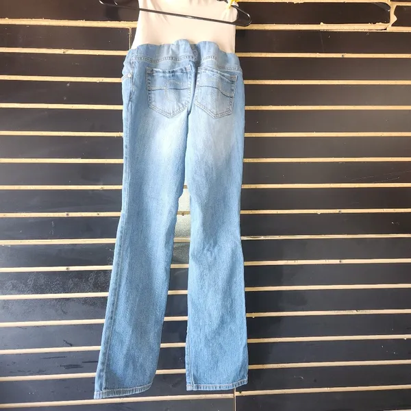 Indigo Blue Women's Light Blue Distressed Overalls Size M #023 - Image 4