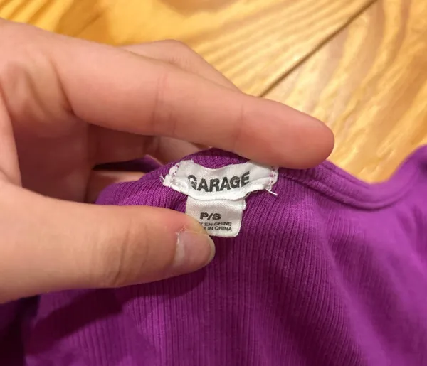 Garage Short Sleeve Top Crop - Image 2