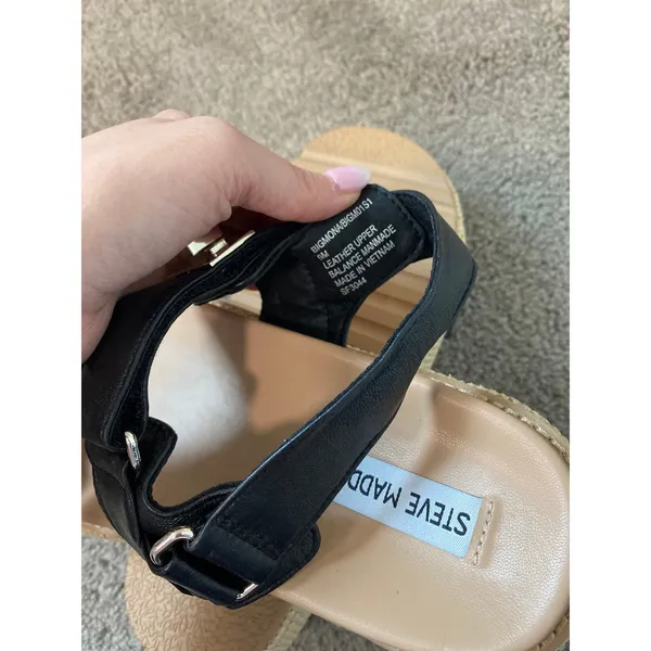 New Steve Madden Women's Bigmona Platform Sandals, Size 9 - Image 4