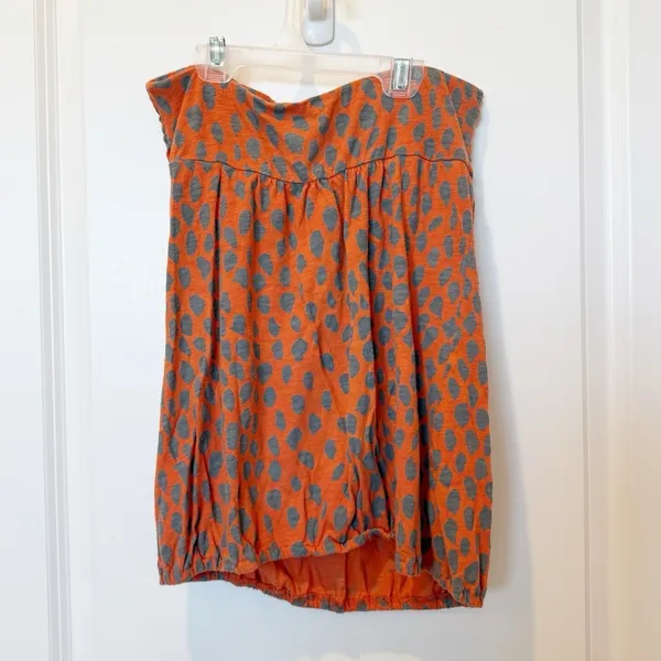 American Eagle Womens Y2K Babydoll Tube Top Medium Animal Print Indie Eclectic Festival - Image 3