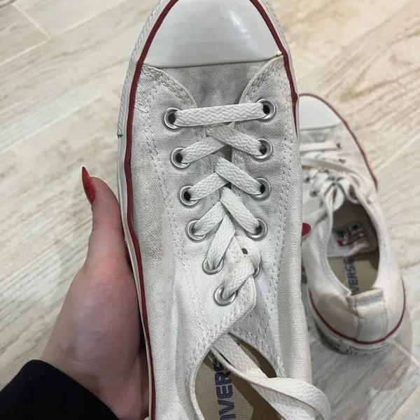 Converse White Low Top  Sneakers - Image 8