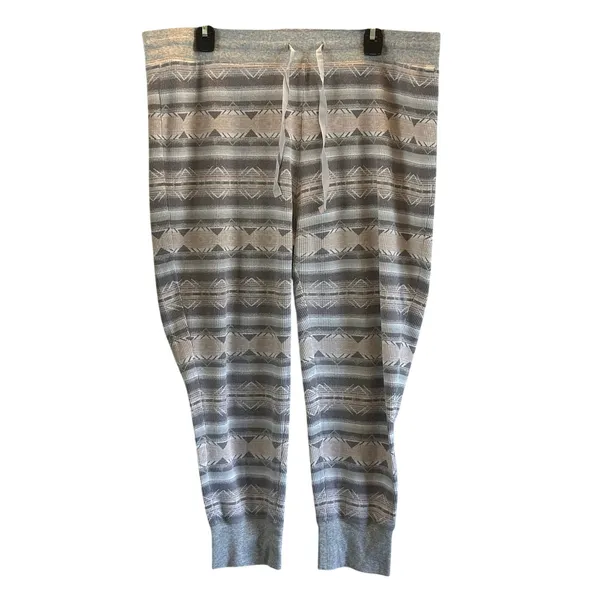 Eddie Bauer pink and grey thermal pajamas set XL lounge sleepwear - Image 6