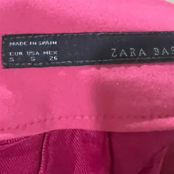 Zara Women's Tulip Mini Skirt Size S Pink Casual Short - Image 6