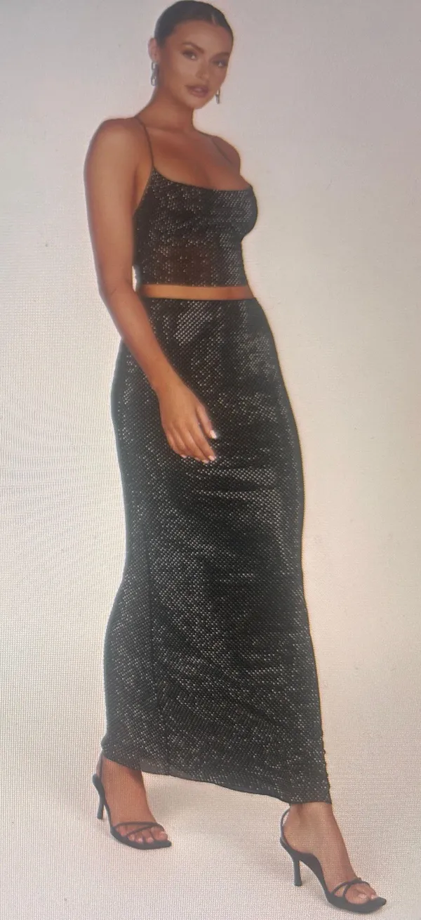 Shiny Maxi Skirt - Image 3