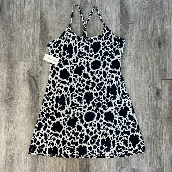 Outdoor Voices NWT The Exercise Dress Large Dalmatian - Image 2