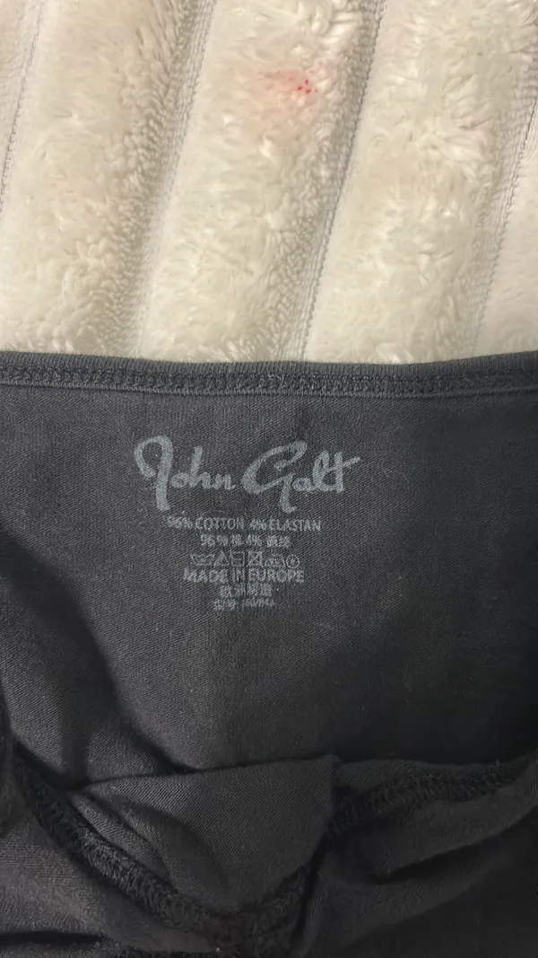 John Galt Black Tank Top - Image 2