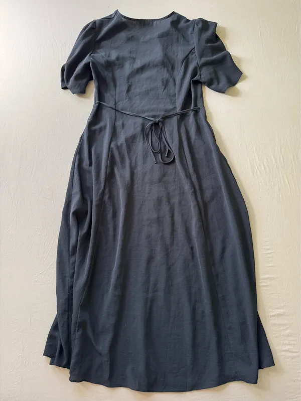 Asos Angel Sleeve Tie Back Midi Tea Dress - Image 6