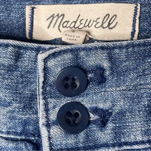 Madewell The Harlow Wide-Leg Cropped Jean in Fairson Wash Size 4/28 - Image 6