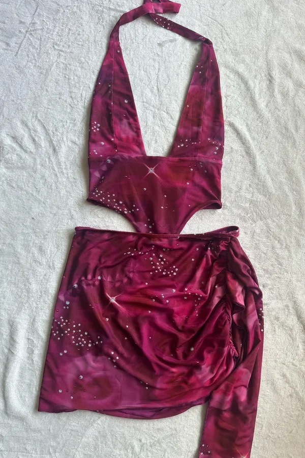 Outcast Clothing Eliza Crop Top & Eliza Mini Skirt J’Adore - Image 4