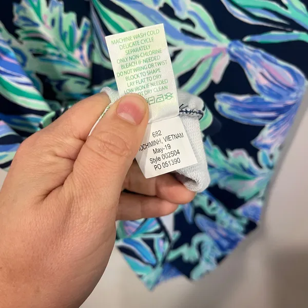 Lilly Pulitzer Sherryn Shift Dress Tropical Print‎ Sleeveless Size S Vibrant - Image 5