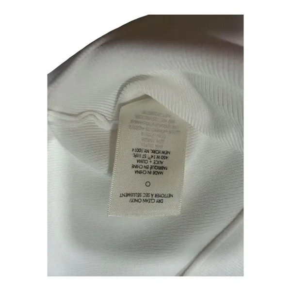Alice + Olivia Kiki Cutout Tank Top Size 0 White - Image 5